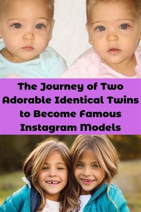 The journey of two adorable identical twins to become famous instagram
