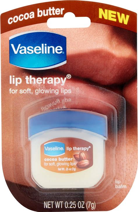 amazoncom vaseline lip therapy cocoa butter oz pack   lip