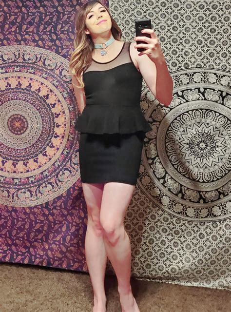 Felt so cute in this little black dress 😊 : r/crossdressing