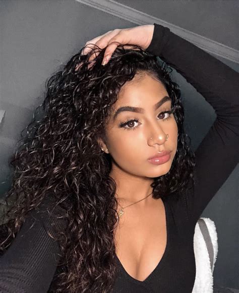 BADDIEPINS123♡ | Beautiful curly hair, Baddie hairstyles, Long hair styles