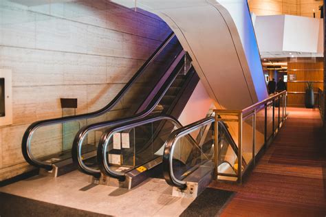 Escalators in a BuildingFree Stock Photo