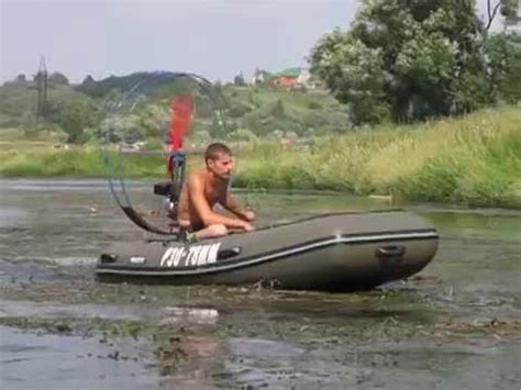 Аэролодка - двигатель - 4л.с. - YouTube