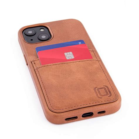 iphone  genuine leather mgl card case light brown dockem