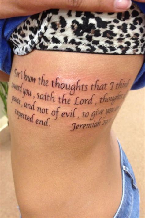 Tattoo Jeremiah 29:11 I will get this as my first tattoo! | Jeremiah 29 11 tattoo, Back tattoo ...