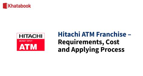 How to Get a Hitachi ATM Franchise in India? Hitachi ATM Franchise Details