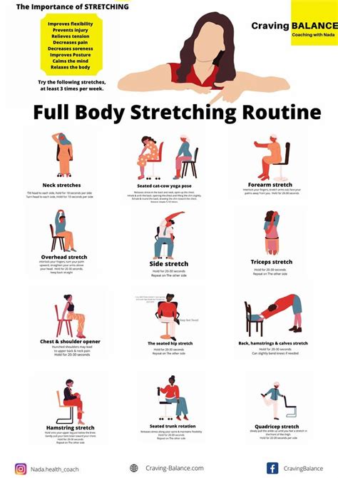 Easy Sitting Full Body Stretching Routine for increased flexibility ...