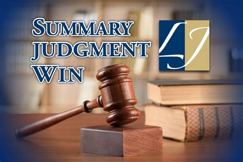 Summary judgment - rhinoqust