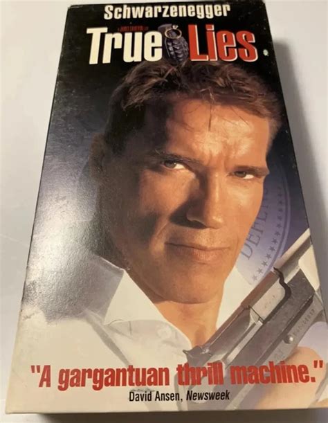 TRUE LIES VHS 1995 Jamie Lee Curtis Arnold Schwarzenegger £3.86