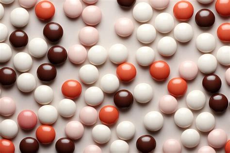 Premium Photo | A group of round objects