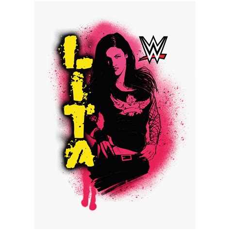 WWE Lita Spray Paint Poster - Unframed A2