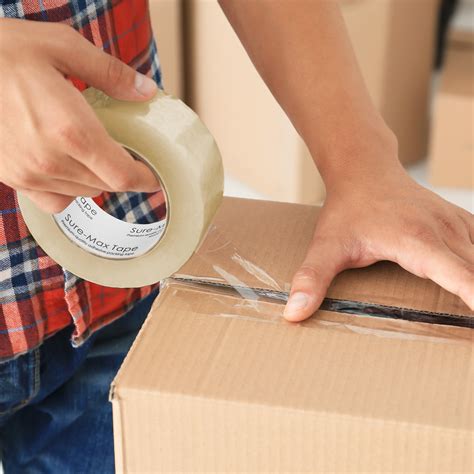 36 Rolls Carton Sealing Clear Packing Tape Box Shipping - 2 mil 2" x 55