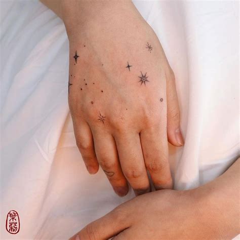 Small tattoos, Star tattoo on hand, Simplistic tattoos