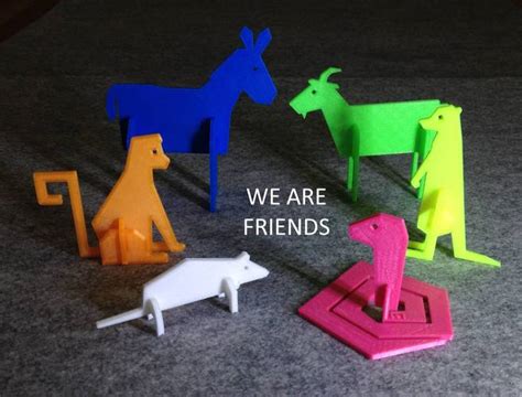 3D Printed Simple Animals 7 by Eunny | Pinshape