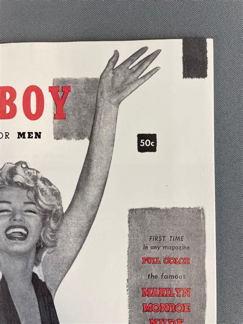 Sold Price: Reproduction 1953 Playboy Magazine Featuring Marilyn Monroe