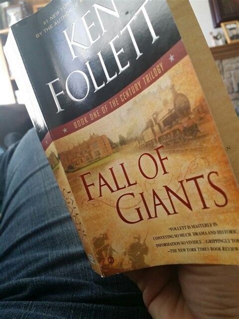 Fall of Giants Ken Follett...historical fiction. This is set in WWI ...