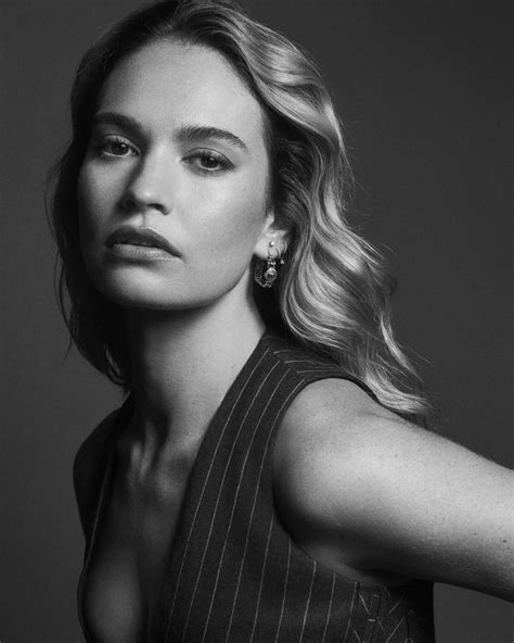 stunning females : LILY JAMES