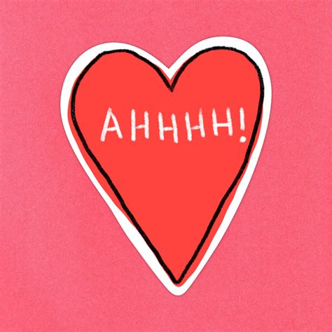 Ahhhhh Sticker - Super Cool Heck Yeah
