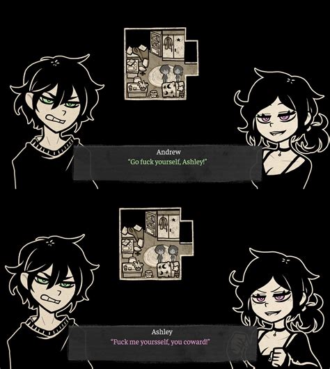 ashley graves and andrew graves (the coffin of andy and leyley) drawn