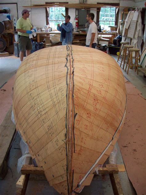 cold molded plywood boat building  design boat