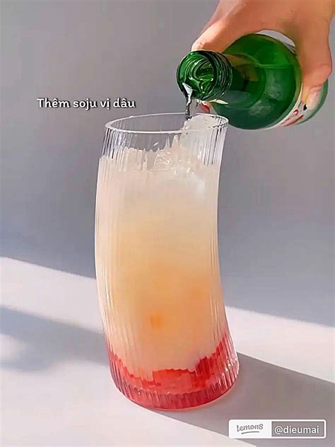easy to make soju strawberry yakult