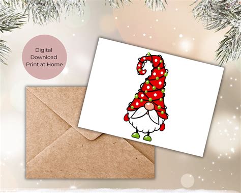 Printable Christmas Cards Festive Printable Christmas Cards - Etsy