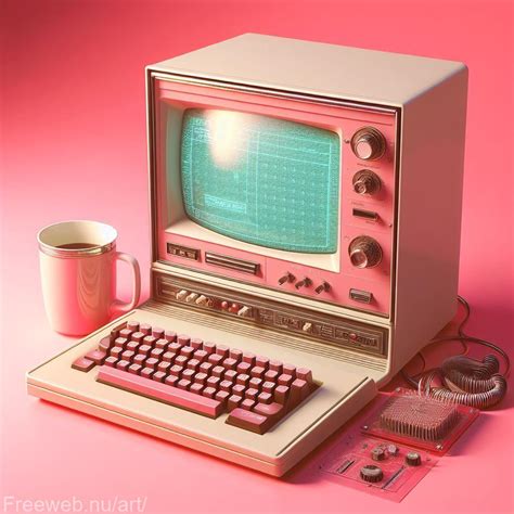 retro computers freewebnu digital art