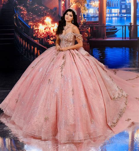 rose gold xv dresses