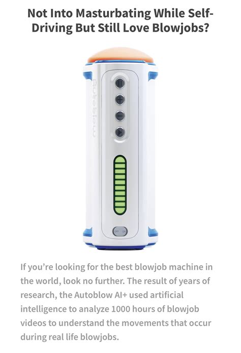 We’re now using AI to analyze blowjobs and suck you off in your Tesla