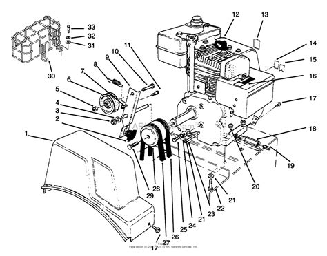 Toro 38052, 521 Snowthrower, 1996 (SN 69000001-69999999) Parts Diagram ...