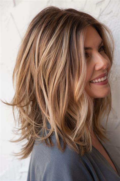trending shoulder length haircuts  styles  women thick
