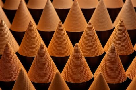 premium photo cone pattern captured  stunning  photo