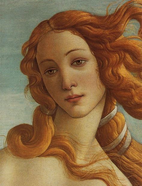 Detail of Sandro Botticelli's Birth of Venus. I've seen the original ...