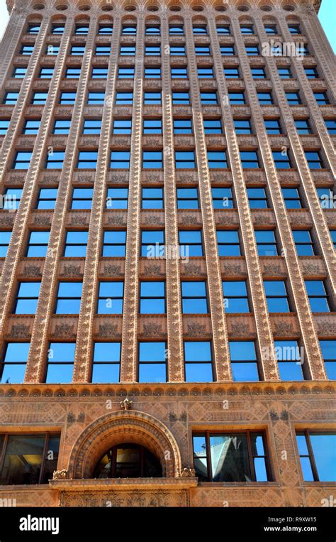 Vertical View of Guaranty Trust Building by Louis Sullivan and Dankmar
