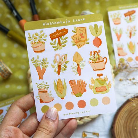 Cheap Gardening Journal Stickers