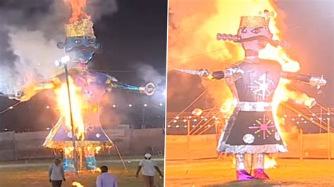 Festivals & Events News | Know About the Best Places To Watch Ravana Effigy Burn in Delhi on ...