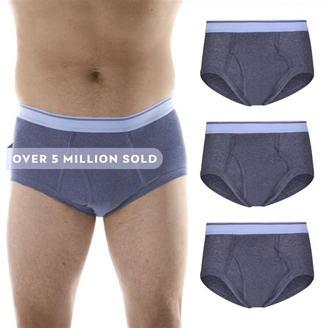 CARER Mens Incontinence Underwear Washable Bladder Control Briefs