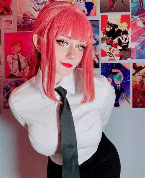 Beautiful Makima Cosplay Chainsaw Man Deku Cosplay, Male Cosplay