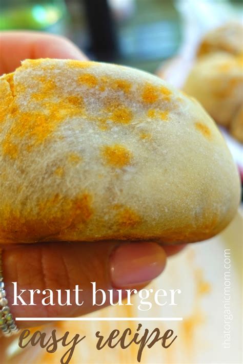 Mom's Kraut Burger Recipe - comfort food from my childhood