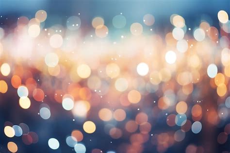 premium photo soft focus city lights blur abstract background