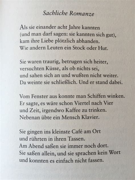 ⏳ — Sachliche Romanze - Erich Kästner