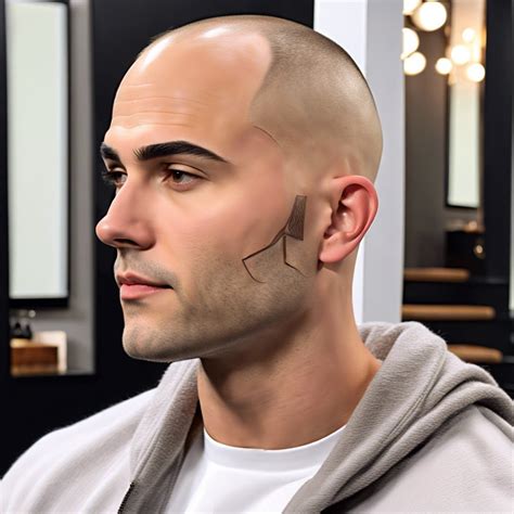 buzz cut  receding hairline ideas  enhance   burst