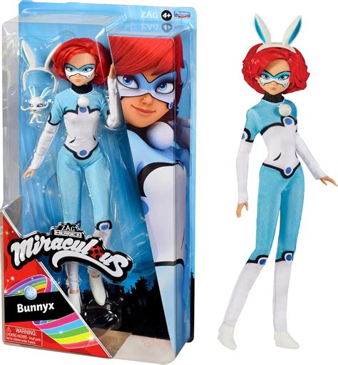 Amazon.com: Miraculous Ladybug Bunnyx 10.5" Fashion Doll with Fluff