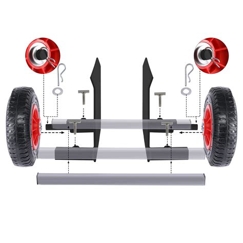 Snapklik.com : Heavy Duty Panel Dolly, Adjustable Door Dollys