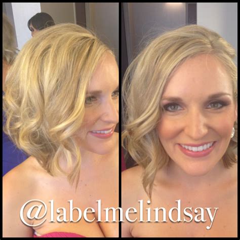 Cute short hair option for bridesmaids wedding hair | Short hair