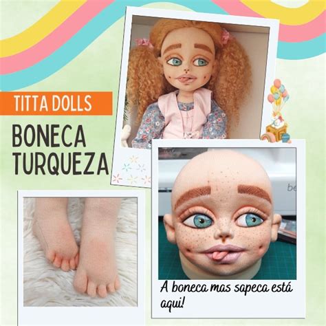 BONECA TURQUEZA - Titta Dolls | Hotmart
