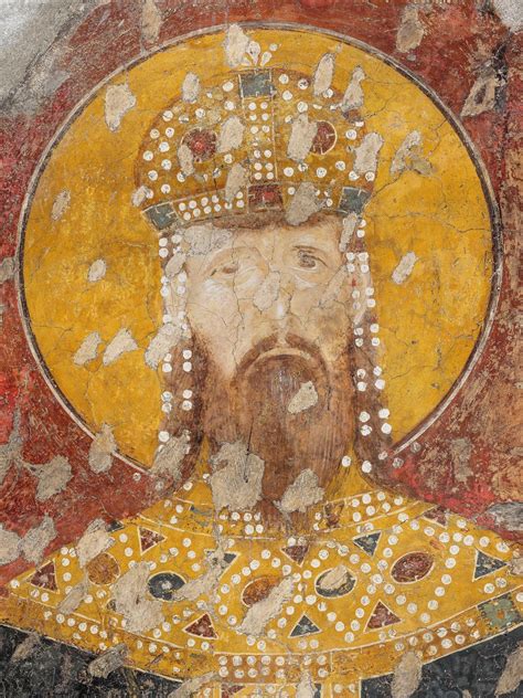 Портрет краља Милутина, Богородица Љевишка - Музеј СПЦ