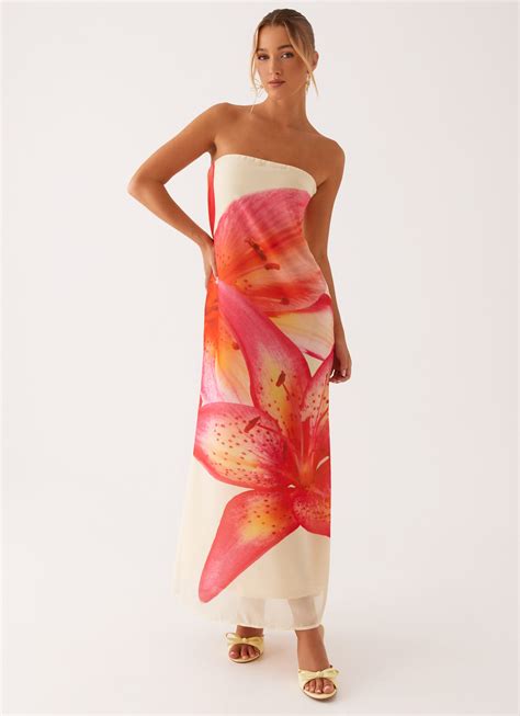 Darcy Maxi Dress - Yellow Floral – Peppermayo US