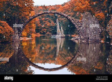 rakotz bridge rakotzbrucke devils bridge  kromlau saxony