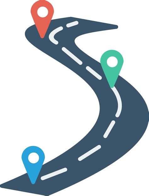 Road map Vector Icon 19632674 Vector Art at Vecteezy