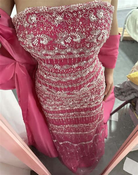 Beaded Off the Shoulder Evening Dresses Satin Train Mother of the Brid